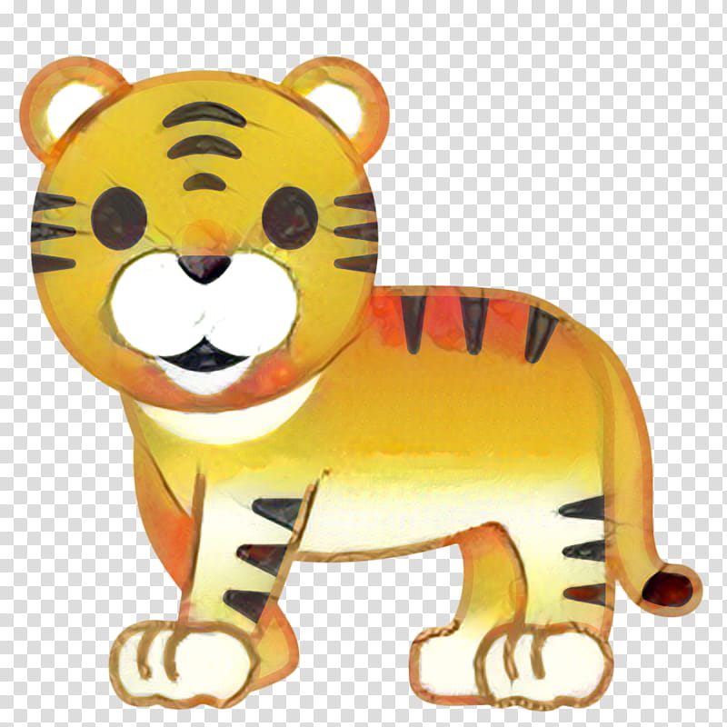 Cat Emoji, Tiger, Noto Fonts, Smiley, Emoticon, Animal Figure, Yellow, Cartoon transparent background PNG clipart