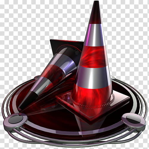 chrome and red icons, vlc player red transparent background PNG clipart