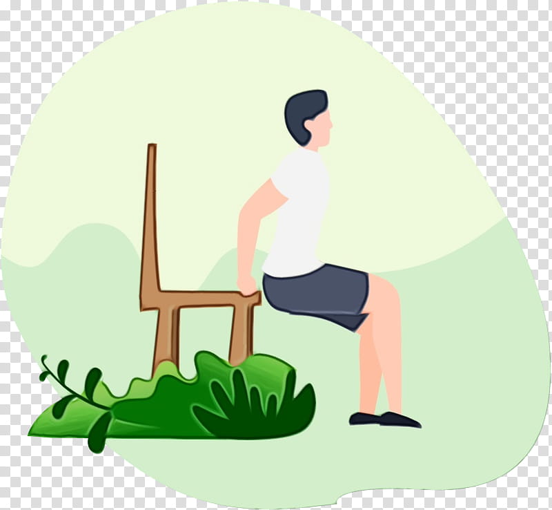 green cartoon sitting grass, Watercolor, Paint, Wet Ink, Plant, Physical Fitness transparent background PNG clipart