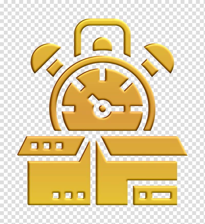 Time icon Agile Methodology icon Box icon, Yellow, Symbol, Clock transparent background PNG clipart