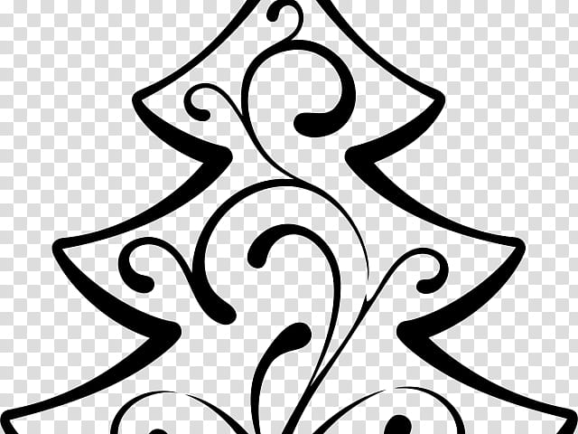 Christmas Tree Line Drawing, Christmas Day, Abstract Art, Line Art, Rudolph, Fir, White, Leaf transparent background PNG clipart