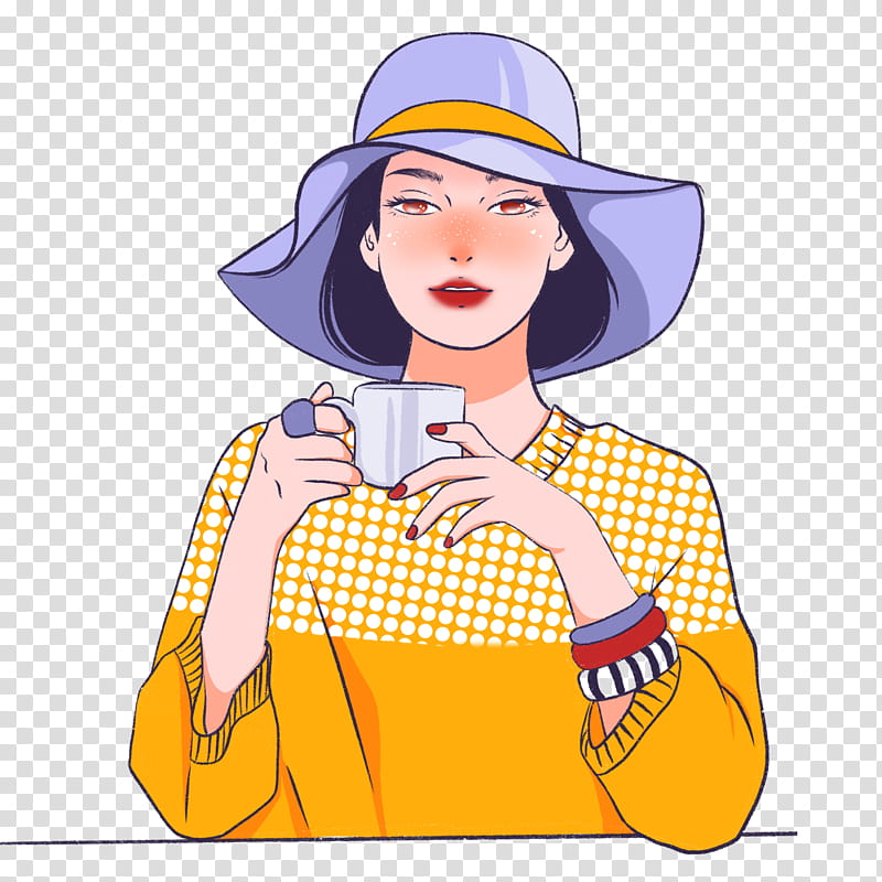 Cowboy Hat, Woman, User Interface Design, Clothing, Yellow, Headgear, Cartoon, Smile transparent background PNG clipart