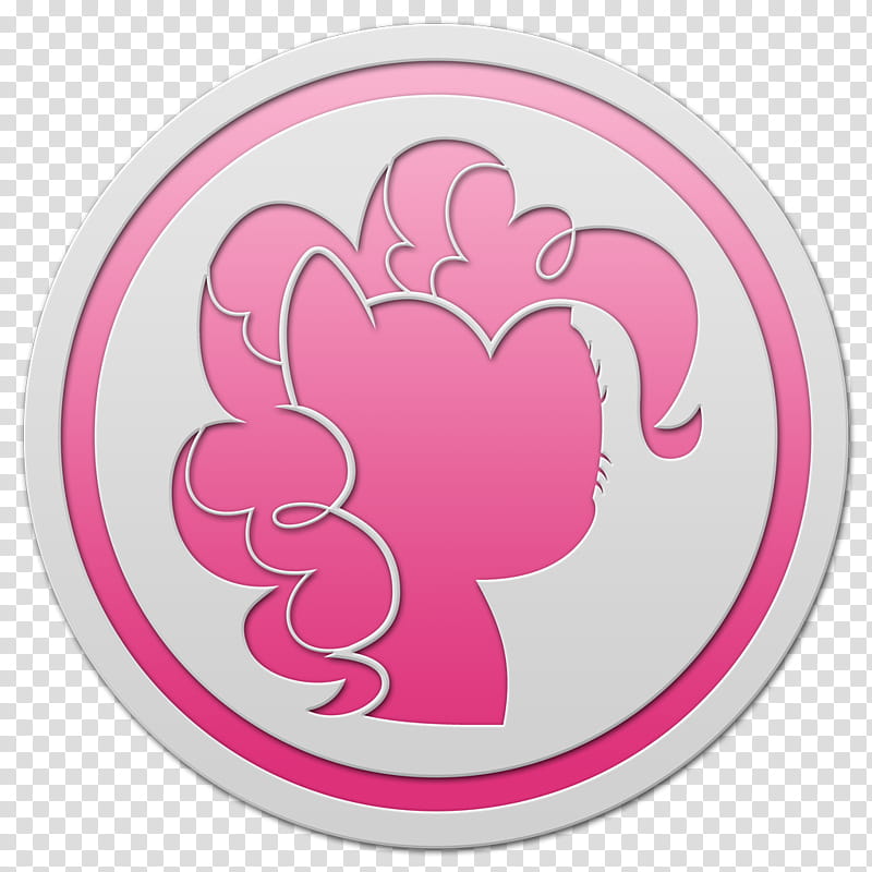 Mane  Icon , Pinkie Icon, My Little Pony logo transparent background PNG clipart