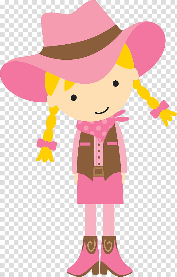 Cowboy Hat, Western, Cowboy Boot, Cartoon, Cuteness, Pink, Sombrero, Headgear transparent background PNG clipart