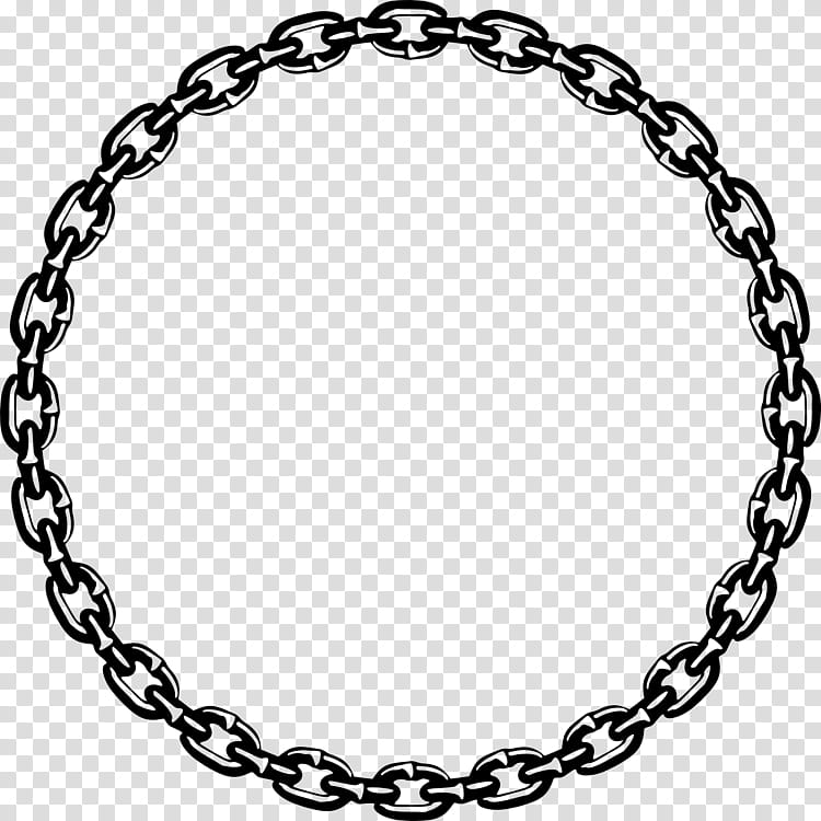 Silver, Chain, Circle, Body Jewelry, Jewellery, Metal, Hardware Accessory transparent background PNG clipart