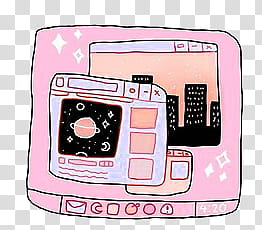 PINK AESTHETIC S, galaxy transparent background PNG clipart
