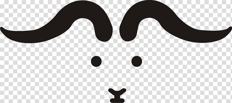 Moustache, Boer Goat, Horn, Animal, Silhouette, Nose, Black M, Cartoon transparent background PNG clipart
