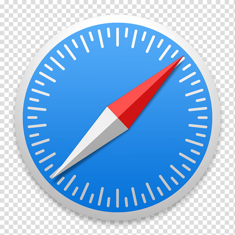 OS X Yosemite Safari Mod, round blue and white gauge illustration transparent background PNG clipart