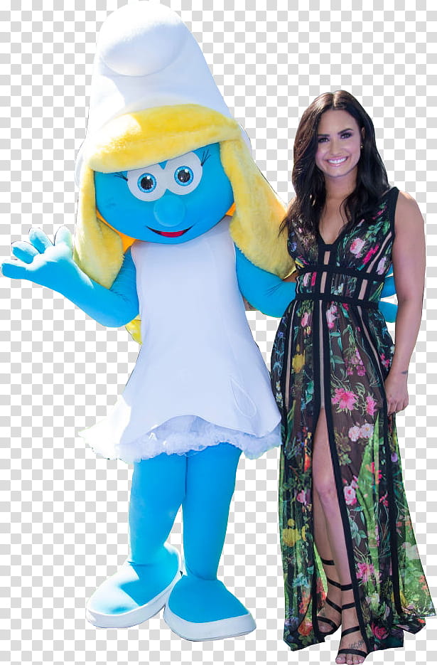 Demi Lovato Smurfs The Lost Villag, actress-demi-lovato-attends-columbia-s-and-sony-s-of--id transparent background PNG clipart