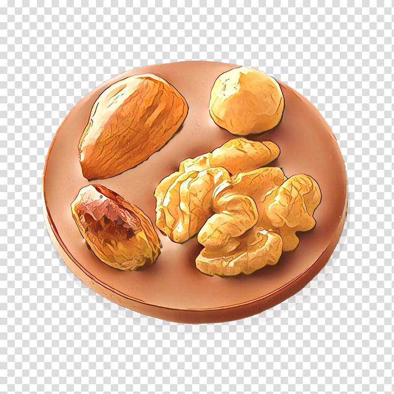 food cuisine ingredient dish nut, Cartoon, Nuts Seeds, Mixed Nuts, Baked Goods, Profiterole transparent background PNG clipart
