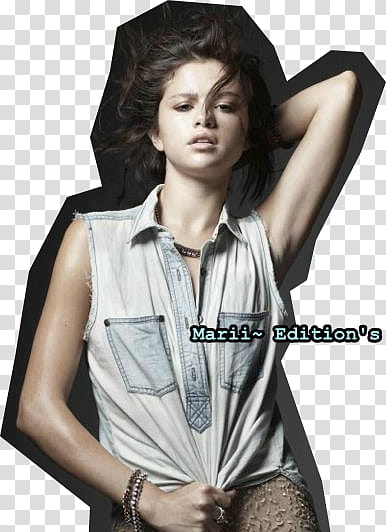 Selena Gomez lazo poligonal transparent background PNG clipart