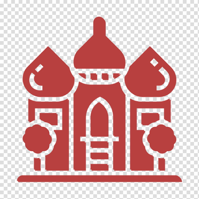 Architecture icon Cultures icon Mosque icon, Red, Line, Castle, House transparent background PNG clipart