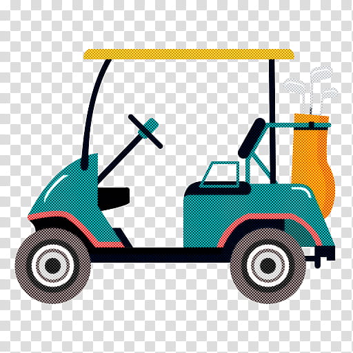 vehicle transport riding toy line golf cart transparent background PNG clipart