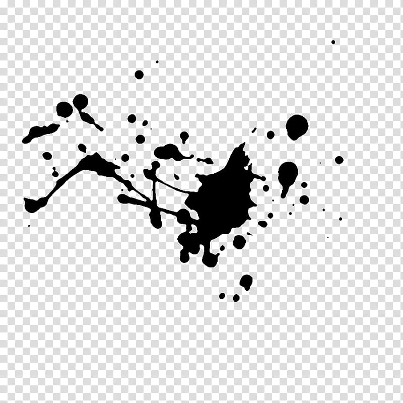 Mancha de Pintura, black paint splatter transparent background PNG clipart