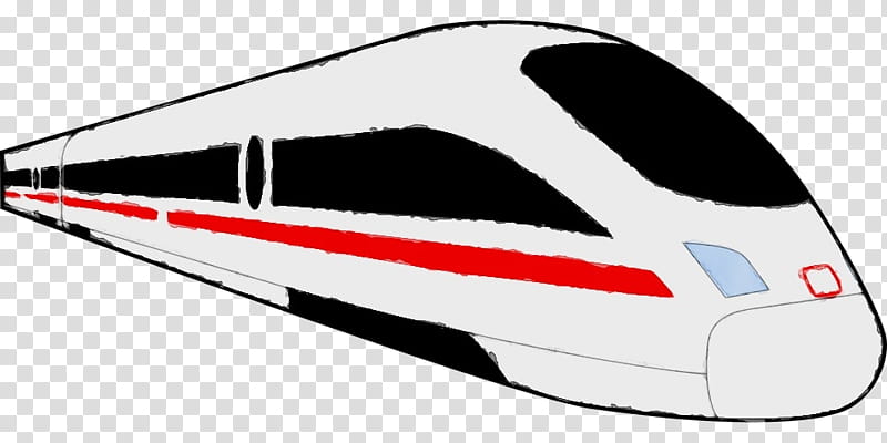 high-speed rail transport railway train water transportation, Watercolor, Paint, Wet Ink, Highspeed Rail, Vehicle, Bullet Train, Public Transport transparent background PNG clipart