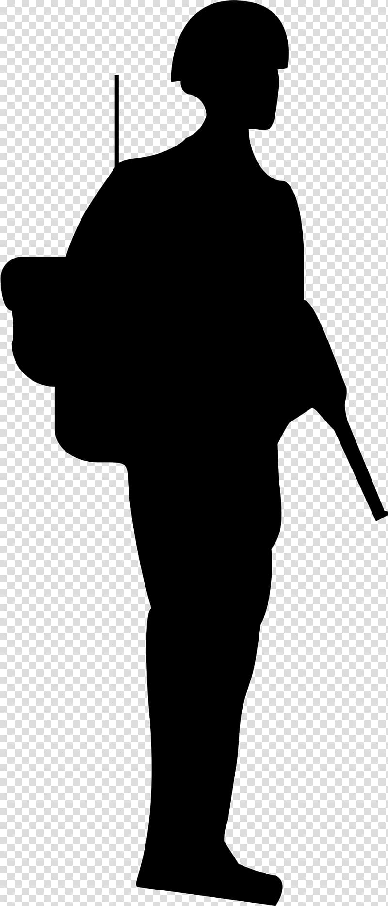 Soldier Silhouette, Army, Military, SALUTE, Blackandwhite transparent background PNG clipart