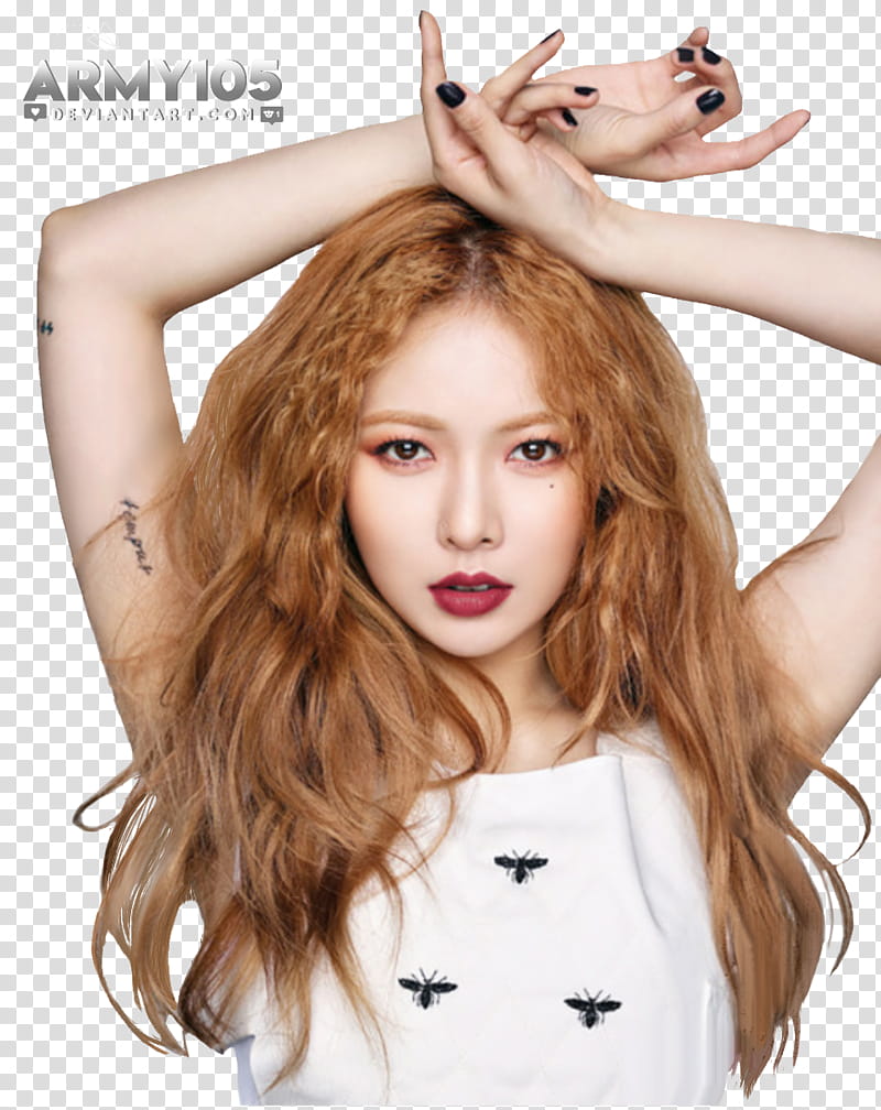 Hyuna triple h, women's white sleeveless top transparent background PNG clipart