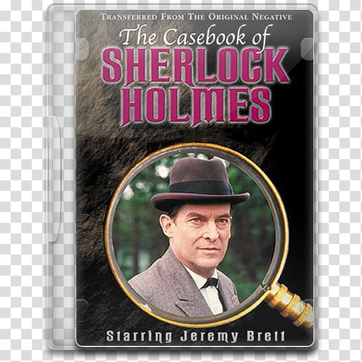 TV Show Icon Mega , The Case-Book of Sherlock Holmes, The Casebook of Sherlock Holmes DVD case transparent background PNG clipart