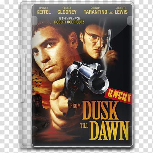 Movie Icon , From Dusk Till Dawn, From Dusk Till Dawn DVD case transparent background PNG clipart