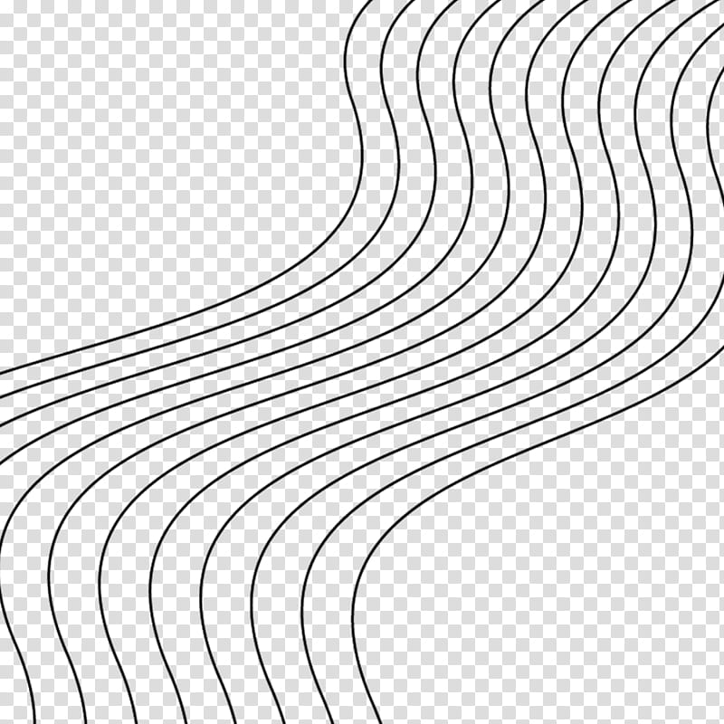 black and white line transparent background PNG clipart