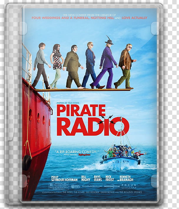 Pirate Radio  DVD Case Icon transparent background PNG clipart