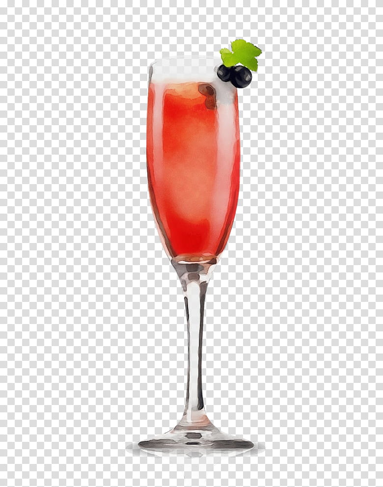 drink champagne cocktail alcoholic beverage cocktail kir royale, Watercolor, Paint, Wet Ink, WOO WOO, Champagne Stemware, Wine Cocktail, Sea Breeze transparent background PNG clipart