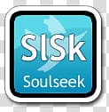 Black n Blue icon pack, SoulSeek icon transparent background PNG clipart