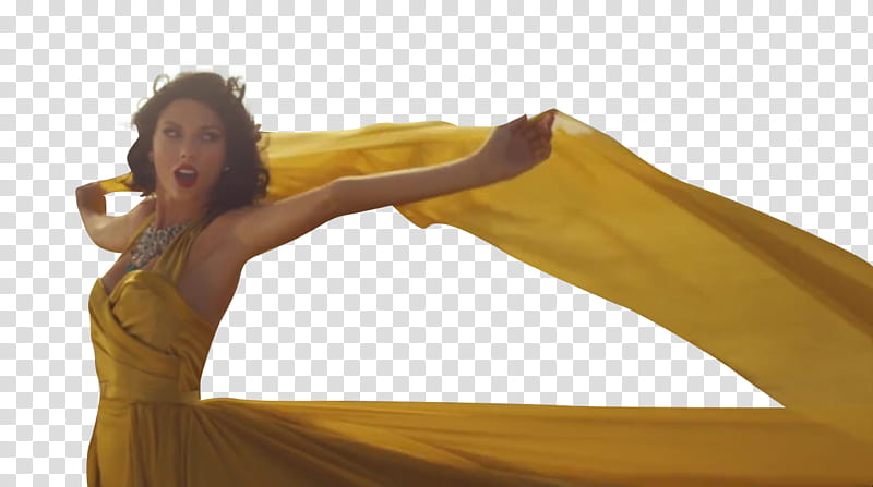 Taylor Swift  Wildest Dreams, Taylor Swift wearing yellow sleeveless dress transparent background PNG clipart