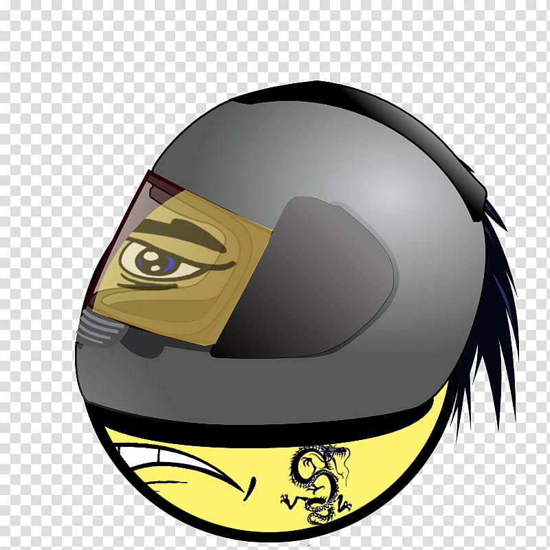 cartoon people, gray and black full-face helmet transparent background PNG clipart