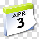 WinXP ICal, April  calendar art transparent background PNG clipart