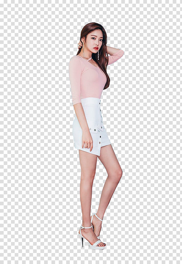 PARK JUNG YOON, women's white skirt transparent background PNG clipart