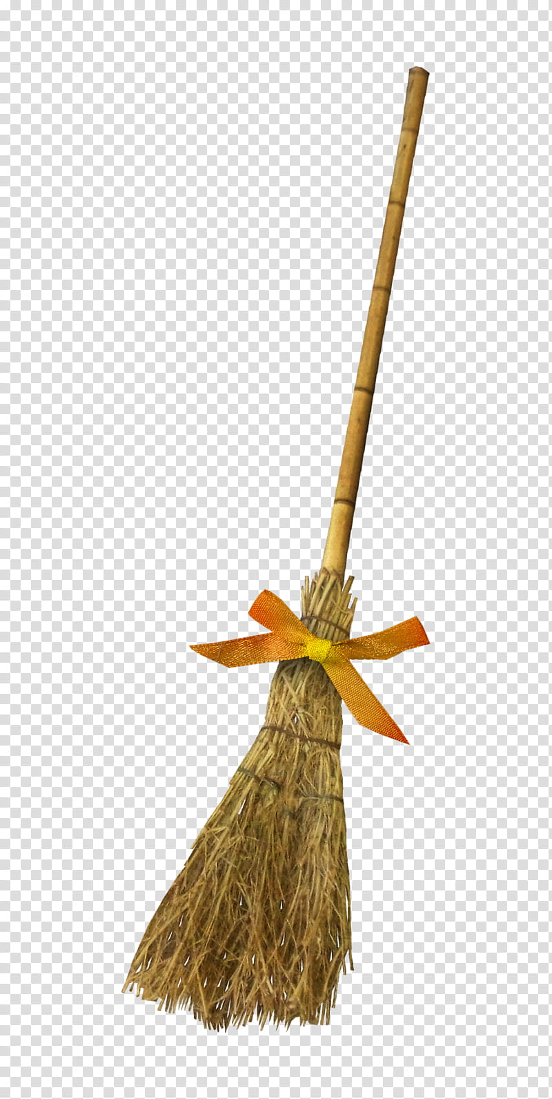 Autumn, brown broomstick isolated on black background transparent background PNG clipart