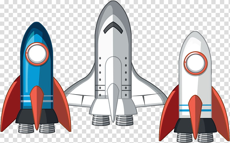 Space Shuttle, Rocket, Spacecraft, Cartoon, Space Station, Rocket Ships