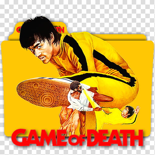 Bruce Lee movie folder icons collection,  game of death transparent background PNG clipart