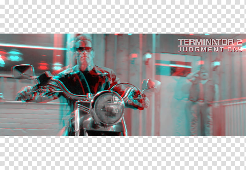 D anaglyph Terminator  transparent background PNG clipart