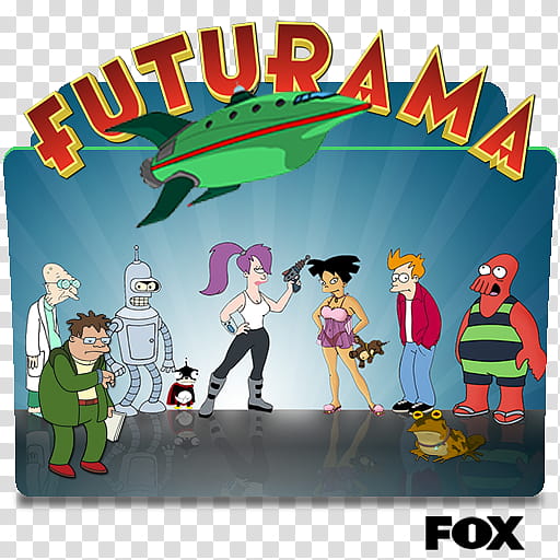 Futurama series and season folder icons, Futurama ( transparent background PNG clipart