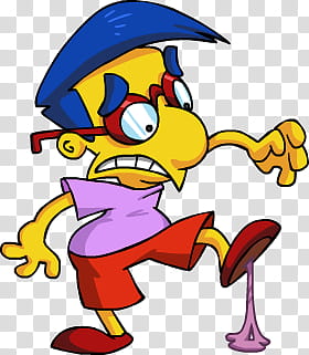 Everything Coming Up Milhouse, Simpson's character transparent background PNG clipart