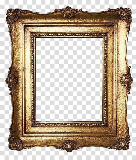 Golden Frames, gold frame transparent background PNG clipart | HiClipart
