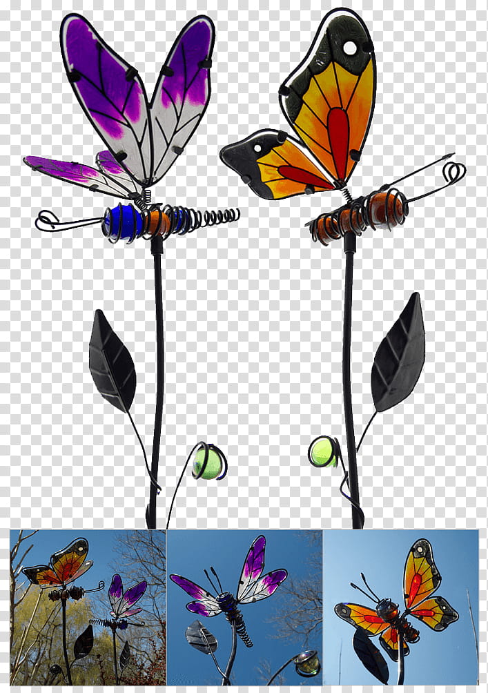 Monarch Butterfly, Garden, Yard, Garden Ornament, Sculpture, Lawn Ornaments Garden Sculptures, Solar Lamp, Wall transparent background PNG clipart