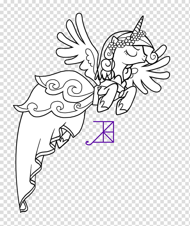 Evil Cadance the Wasp, black and white Unicorn transparent background PNG clipart