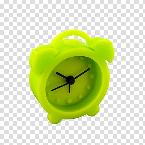 Clock, Alarm Clocks, Mini Alarm Clock, Tiandi Mini Alarm Clock, Green, Color, Oven Glove, Yellow transparent background PNG clipart