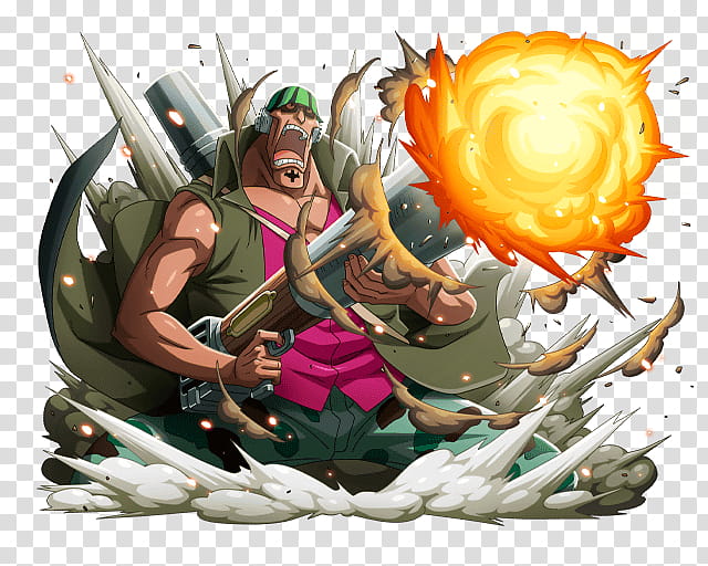 Curiel th Commander of WhiteBeard Pirates, male anime character transparent background PNG clipart