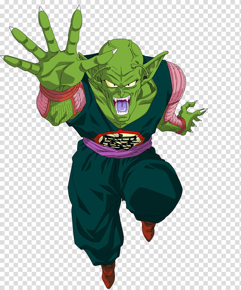 King Picollo Render Extraction, Dragon Ball Z green character illustration transparent background PNG clipart