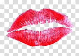 Labios Beso, red lips illustration transparent background PNG clipart