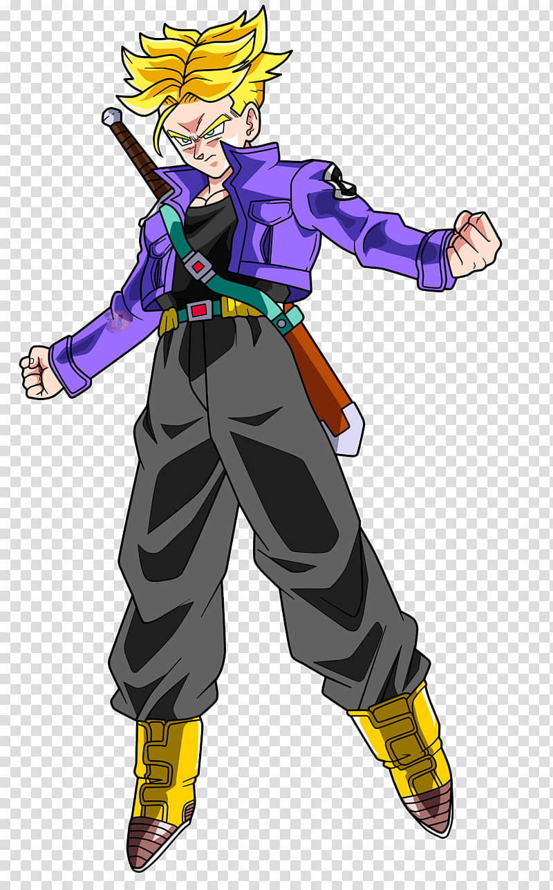 Trunks del Futuro Dragon Ball Super transparent background PNG