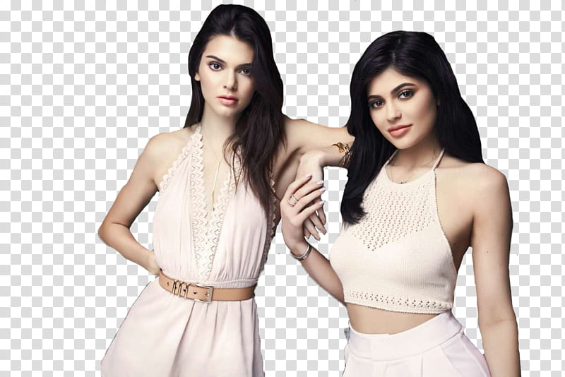 Kendall and Kylie Jenner  transparent background PNG clipart