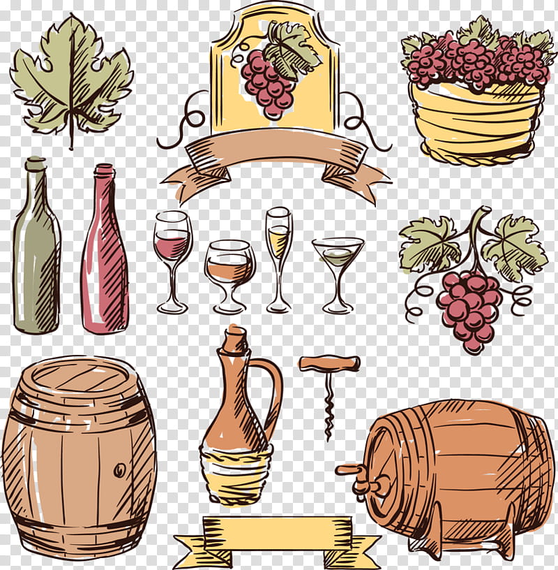 Drawing Food, Winemaking, Drinkware transparent background PNG clipart