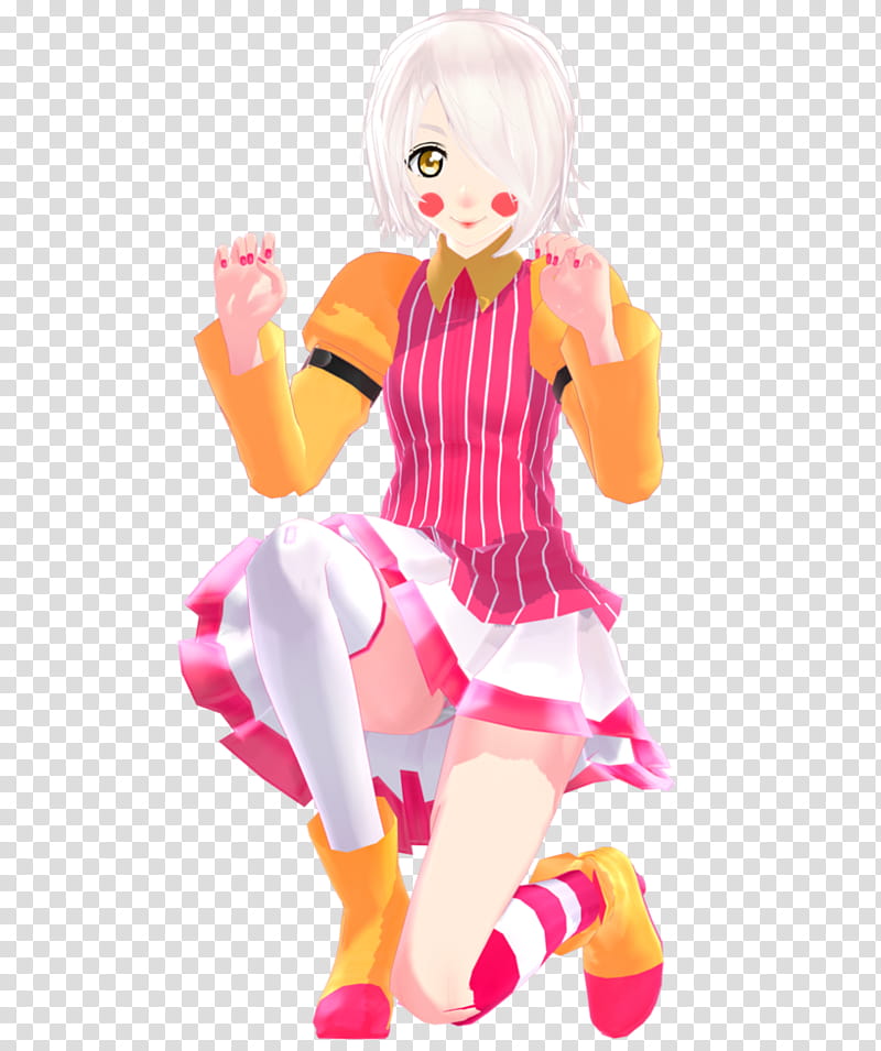 [MMD x FNAF] WIP , Update .:The Mangle:. transparent background PNG clipart