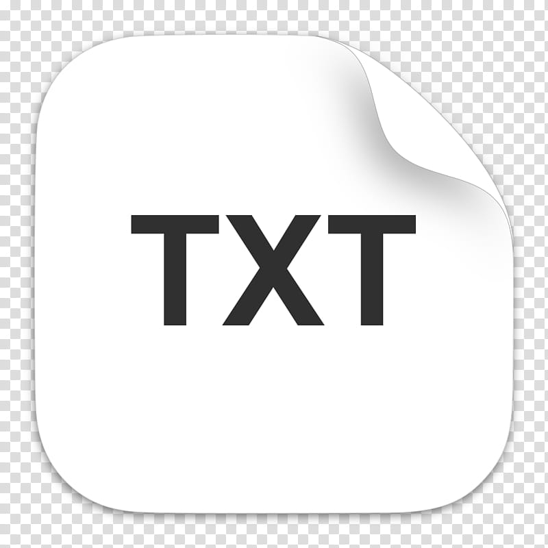 iOS   style icons for TextEdit file extensions, Txt Doc transparent background PNG clipart