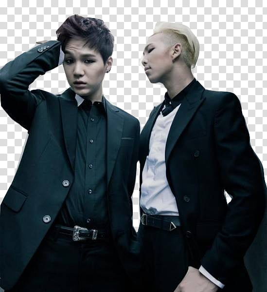 BTS SUGA AND RAP MONSTER transparent background PNG clipart